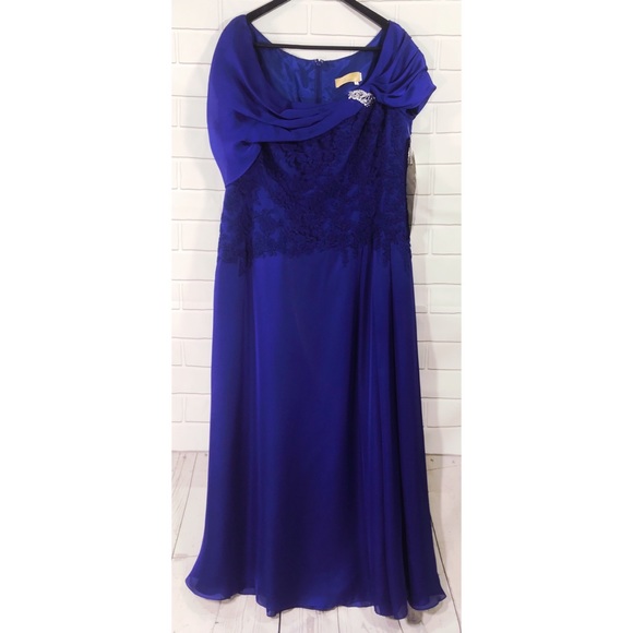 Jade Couture Bridesmaid Draped Neck Dress K168011 - Picture 2 of 8